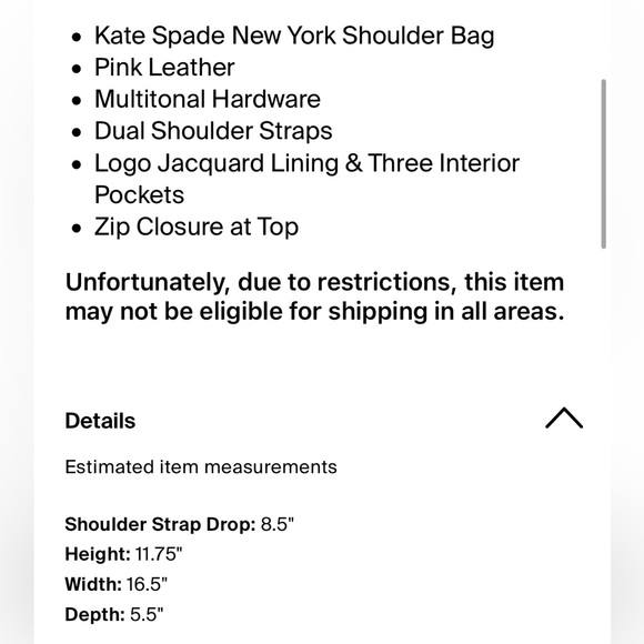 Kate Spade Cherry Red Tote Bag - Picture 7 of 8